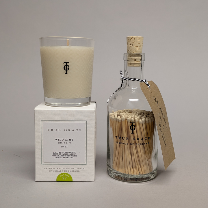 Wild Lime Classic Candle & Bottle of Matches Set