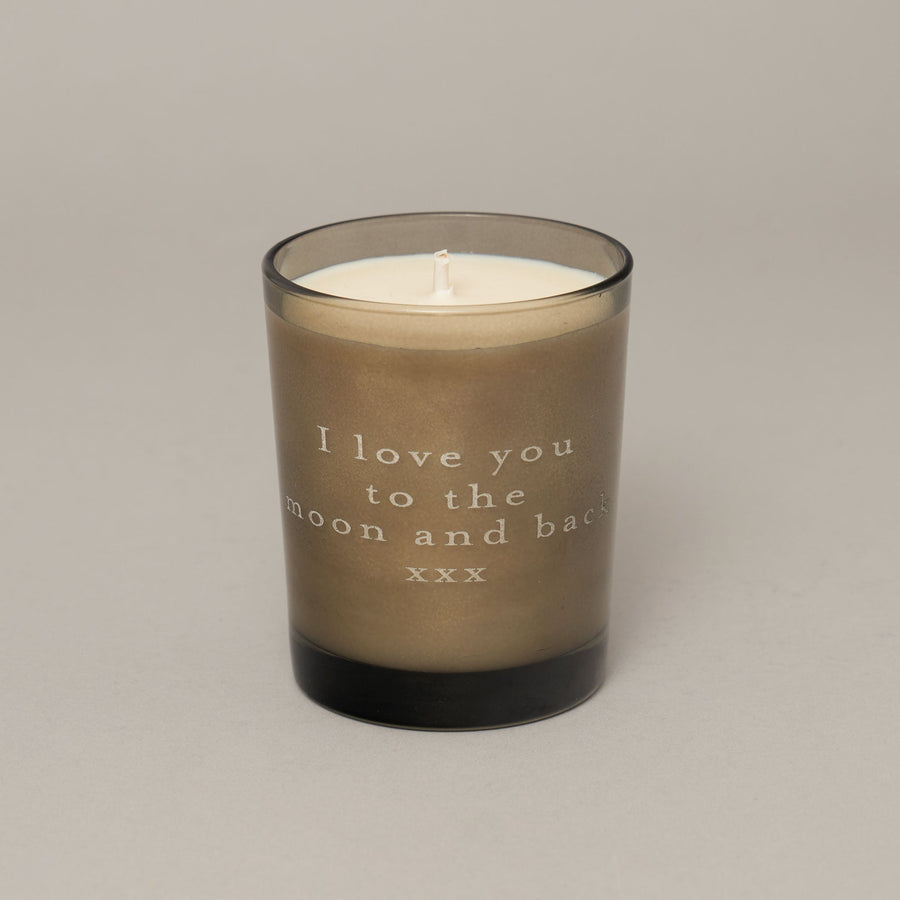 Personalised  - engraved blackcurrant leaves classic candle | True Grace