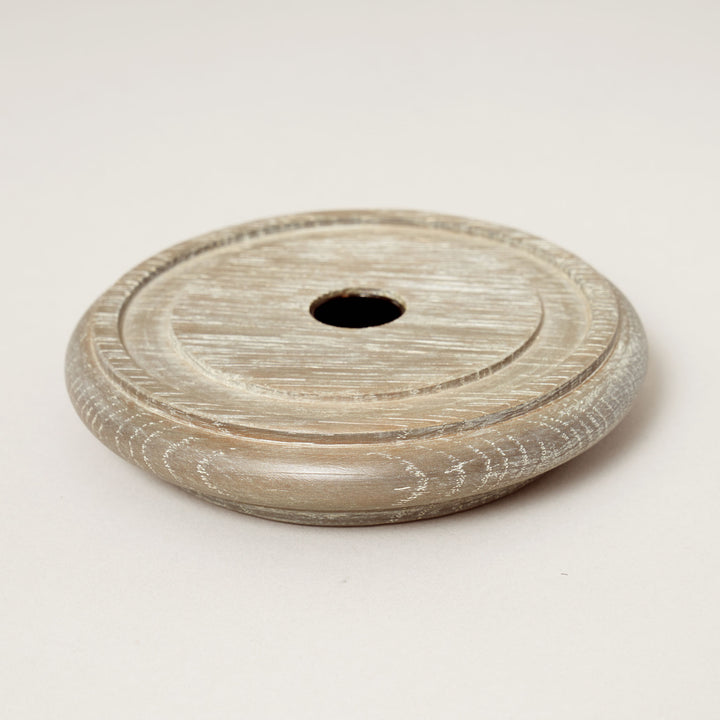 Small Oak Candle Plinth