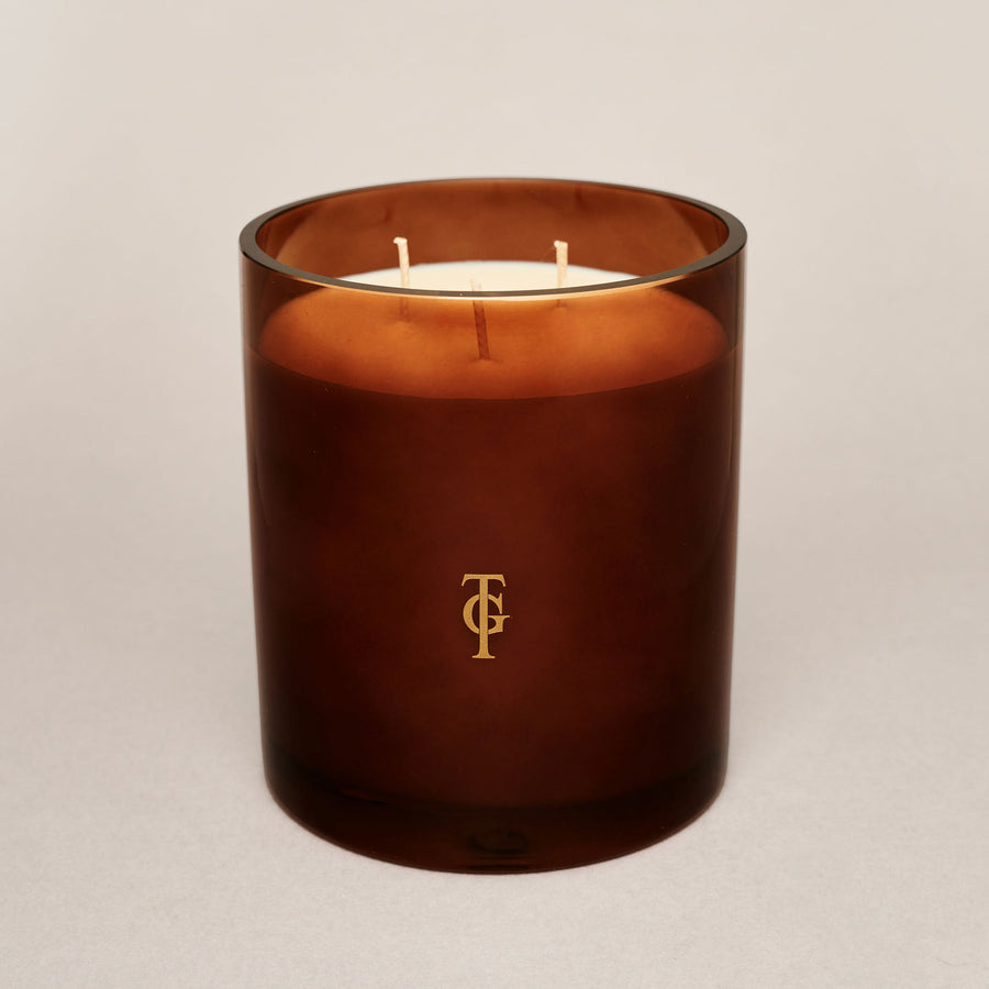Personalised ~ engraved cedar & rose large candle | True Grace