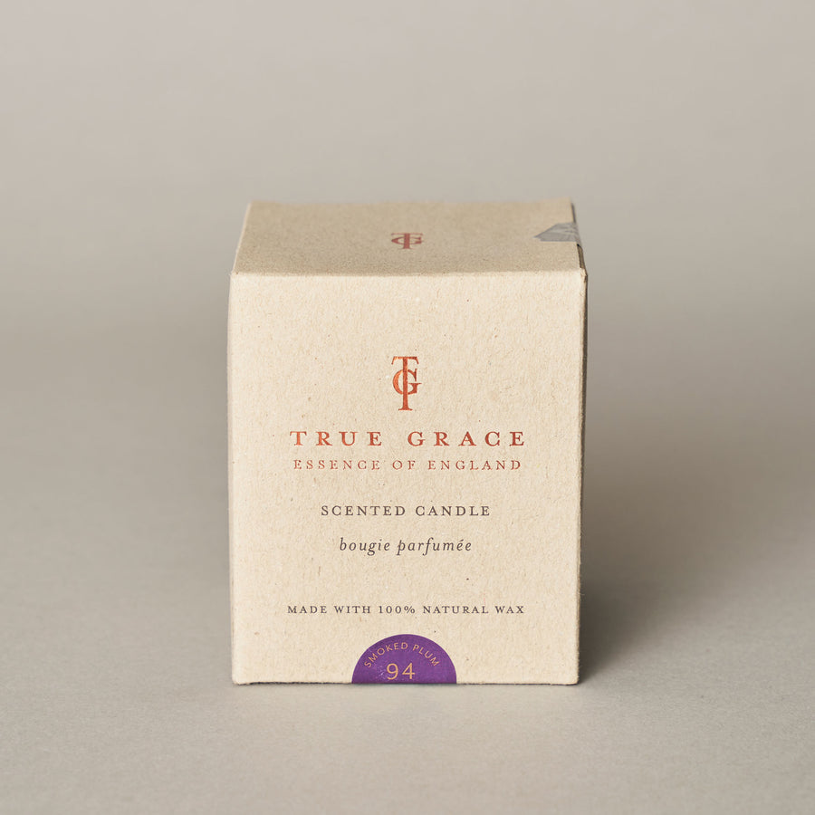 Smoked plum small candle | True Grace