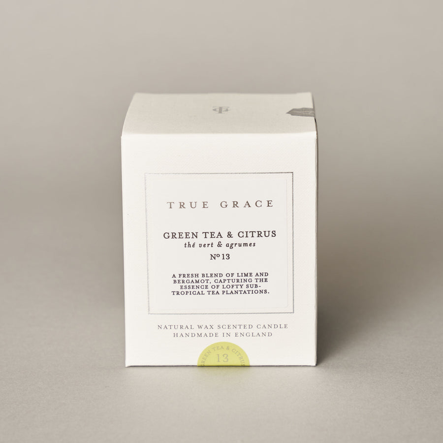 Green tea & citrus classic candle | True Grace