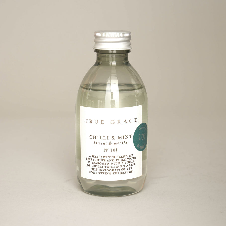Chilli & mint 200ml room diffuser refill | True Grace