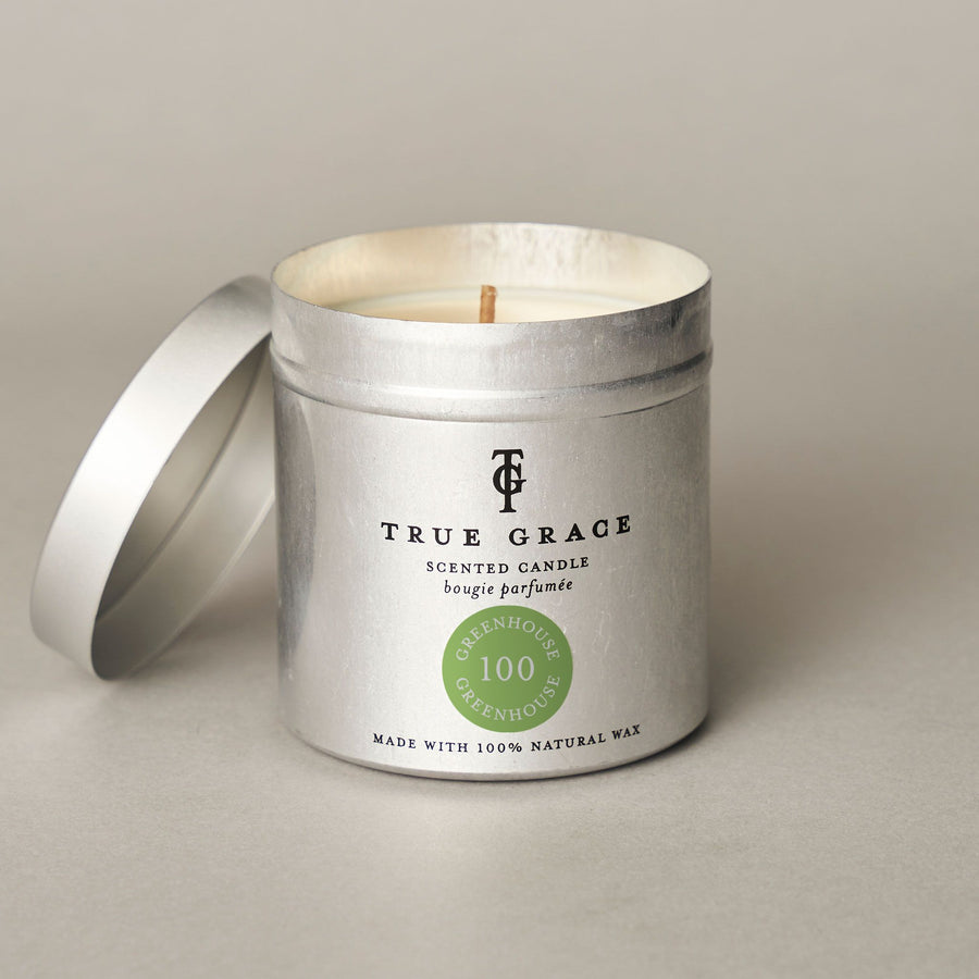 Greenhouse tin candle | True Grace