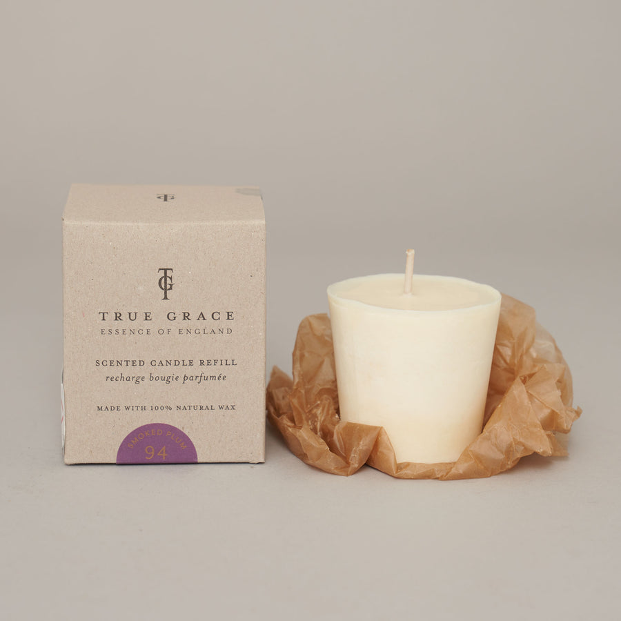 Smoked Plum Small Candle Refill — Burlington Collection Collection | True Grace