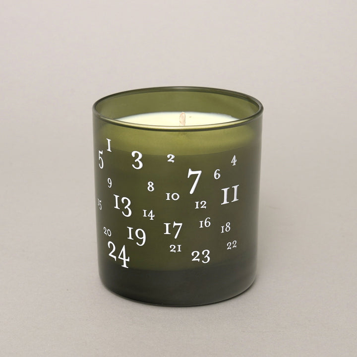 Village Christmas Advent Candle