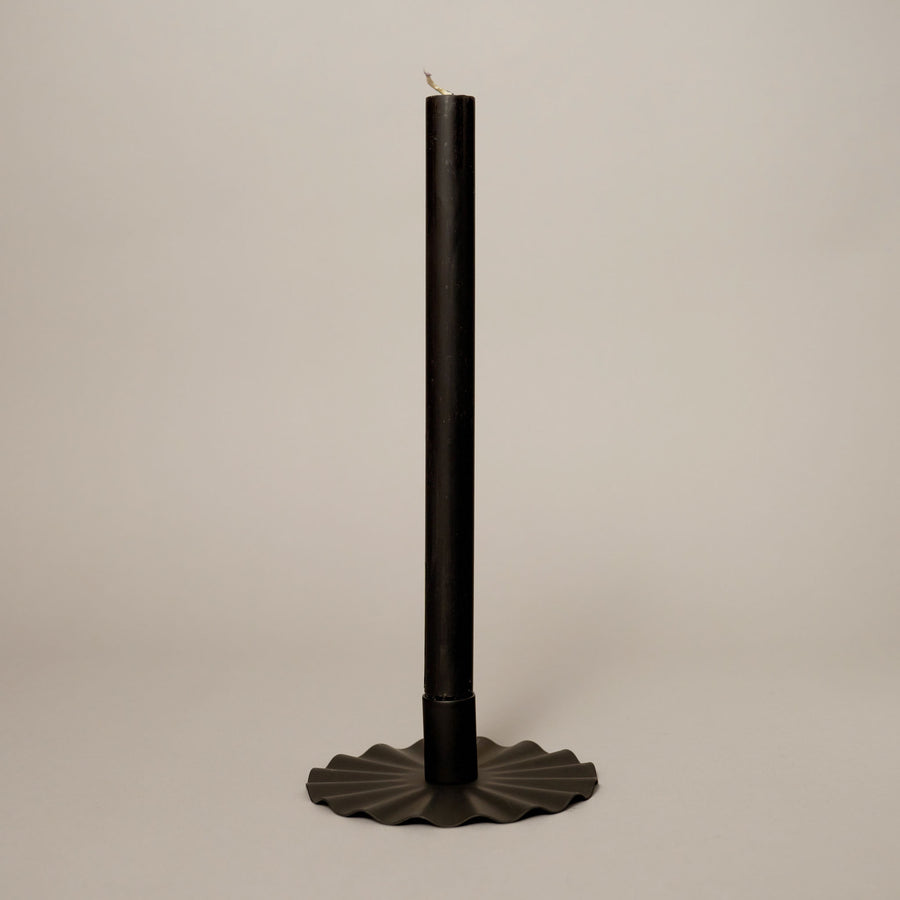 Black dining candle holder | True Grace