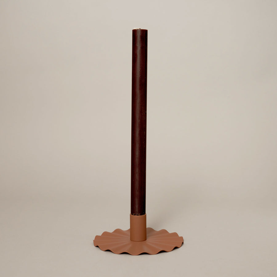 Brown dining candle holder | True Grace