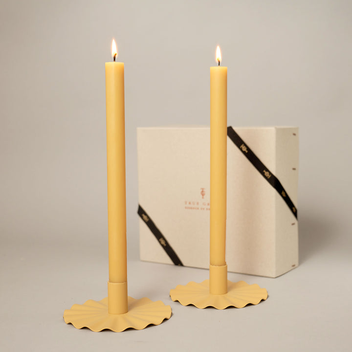 Honey Dining Candle Gift Set