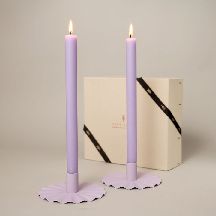 Lilac Dining Candle Gift Set