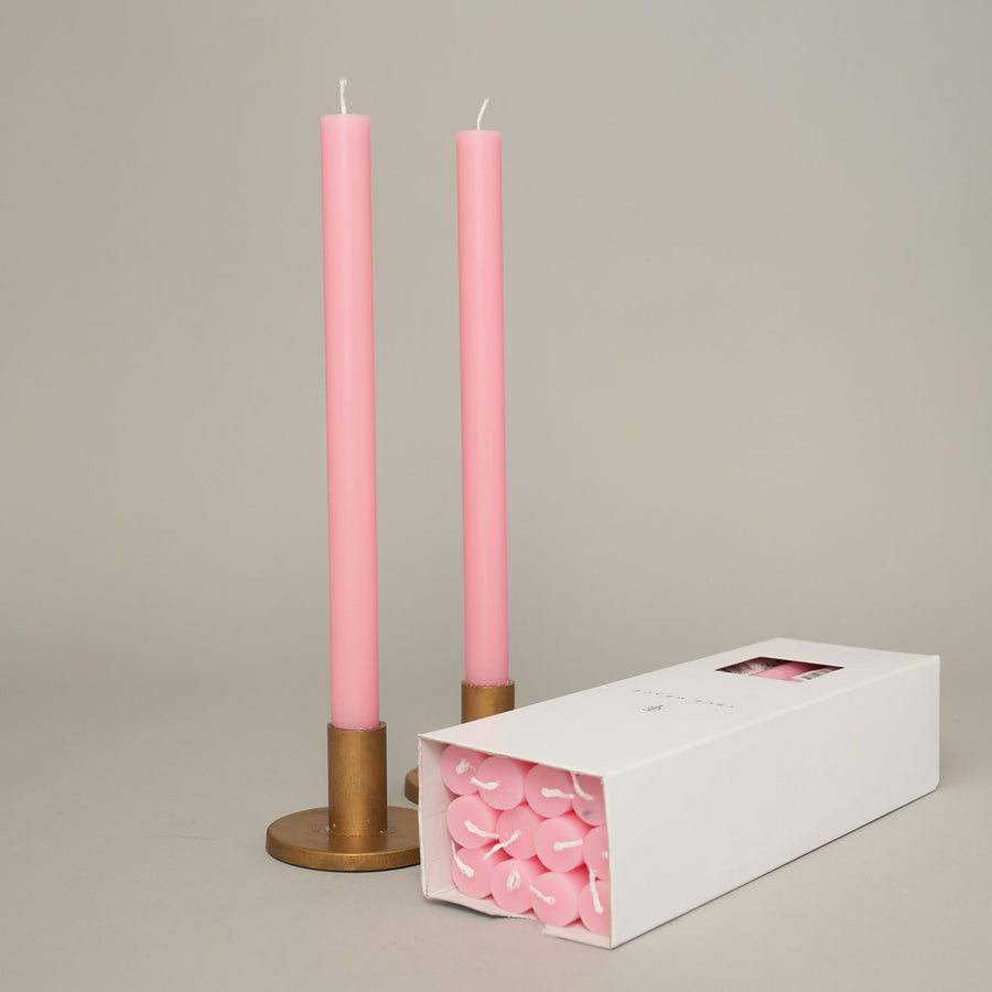 Cherry blossom box of 12 dining candles | True Grace