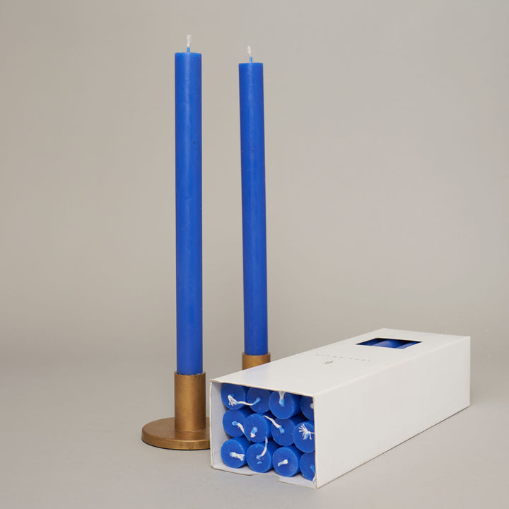 Cobalt Box of 12 Dining Candles