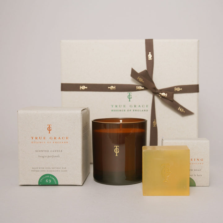 English Garden Candle & Soap Gift Set
