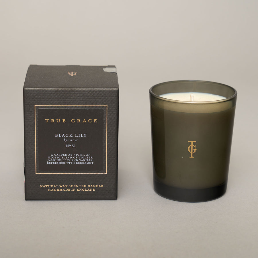 Black Lily Classic Candle — Manor Collection Collection | True Grace