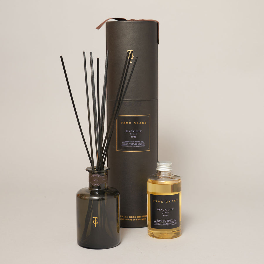 Black Lily 200ml Room Diffuser — Manor Collection Collection | True Grace
