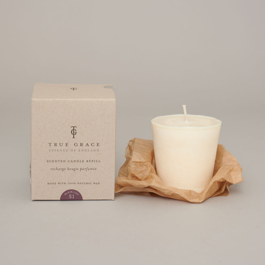 Black Lily Classic Candle Refill — Manor Collection Collection | True Grace