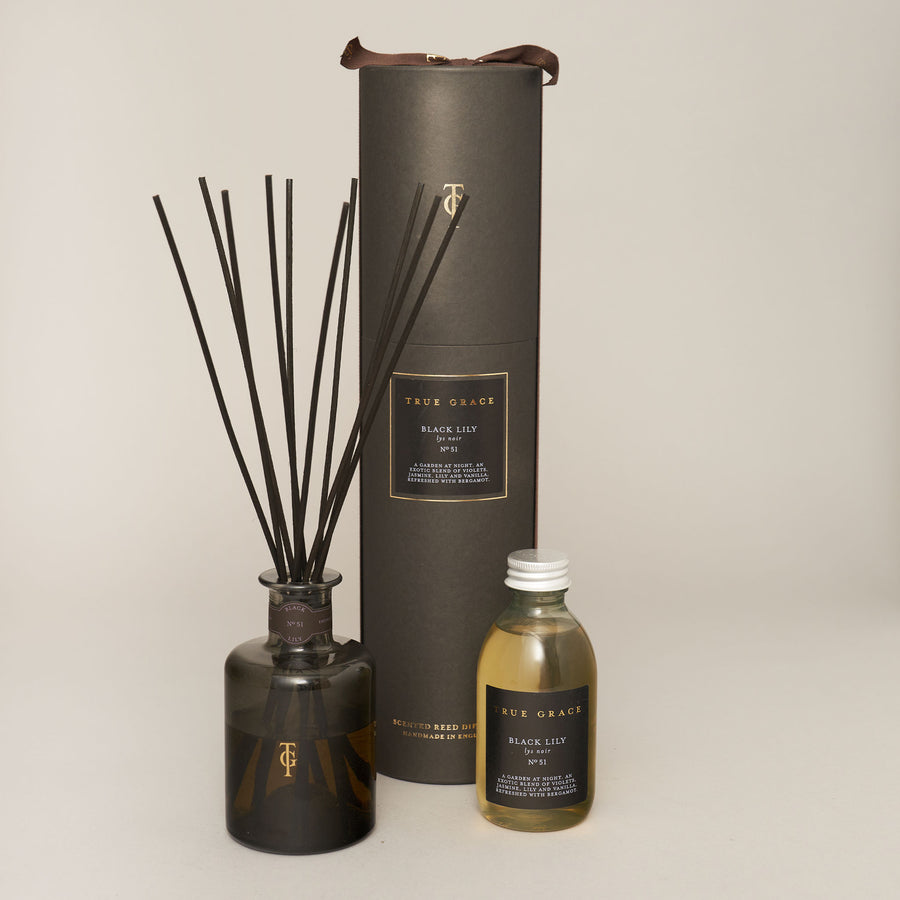Black Lily 200ml Room Diffuser — Manor Collection Collection | True Grace