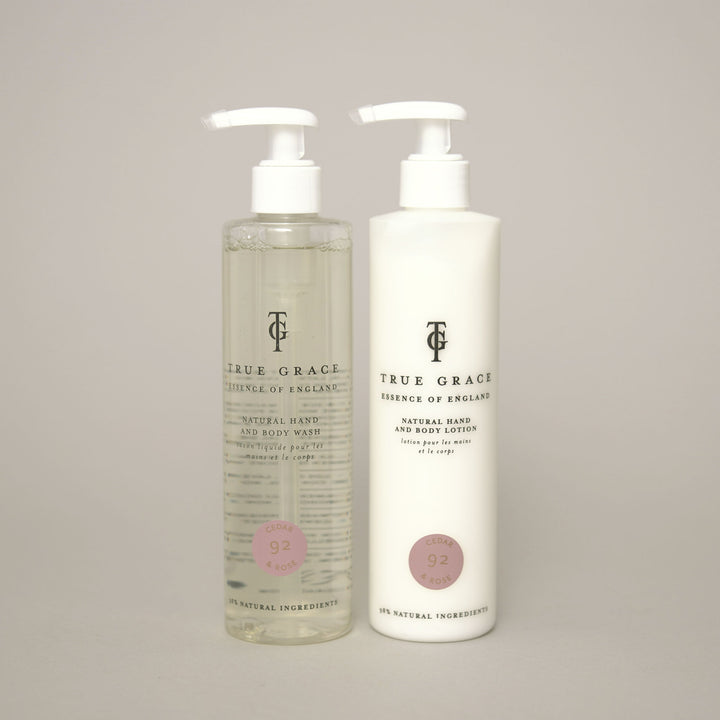 Cedar & Rose Hand Wash & Lotion Set