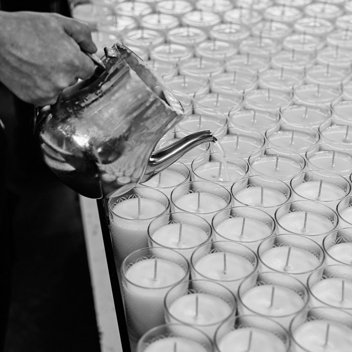 True grace candles being poured by hand | True Grace 