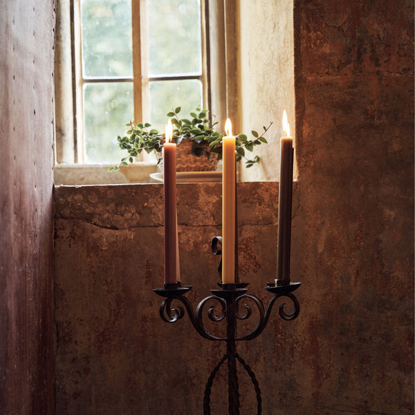 Lit Dining Candles | True Grace 