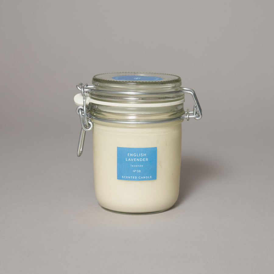 English Lavender Large Kitchen Jar Candle — Walled Garden Collection Collection | True Grace