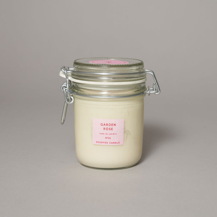 Garden Rose Large Kitchen Jar Candle