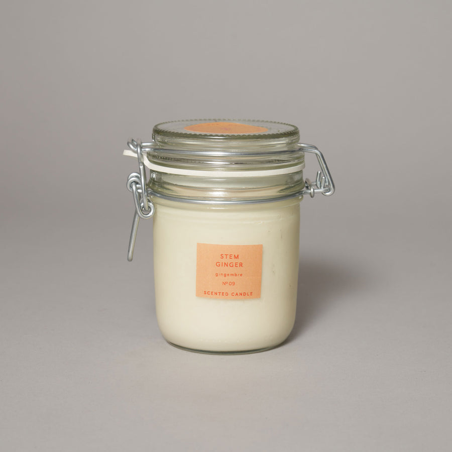 Stem ginger large kitchen jar candle | True Grace