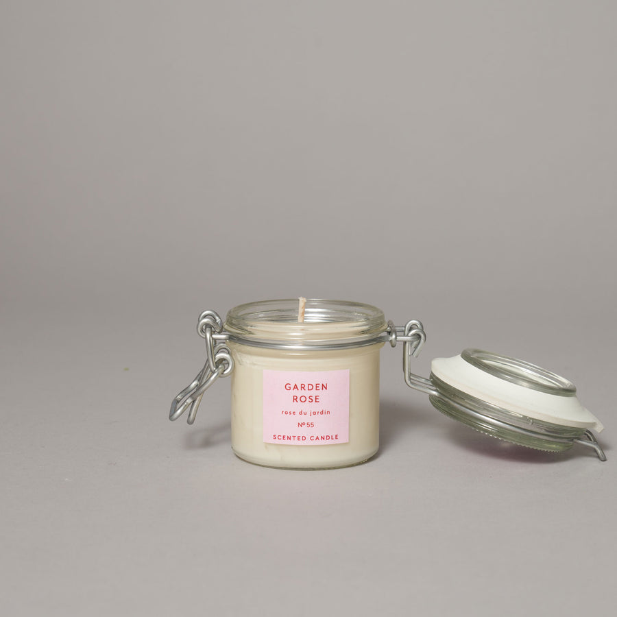 Garden Rose Small Kitchen Jar Candle — Walled Garden Collection Collection | True Grace
