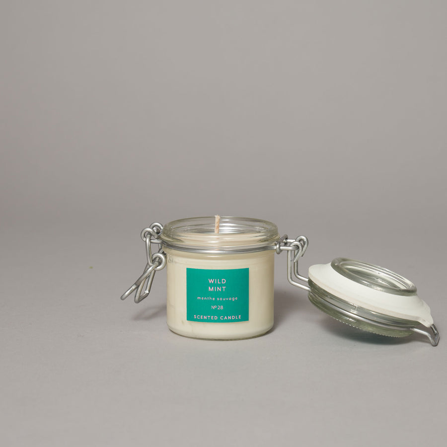 Wild Mint Small Kitchen Jar Candle — Walled Garden Collection Collection | True Grace