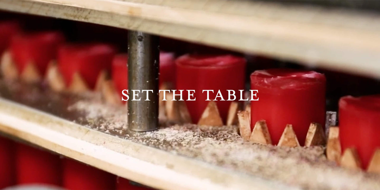 How our dining candles are made | True Grace Factory Film