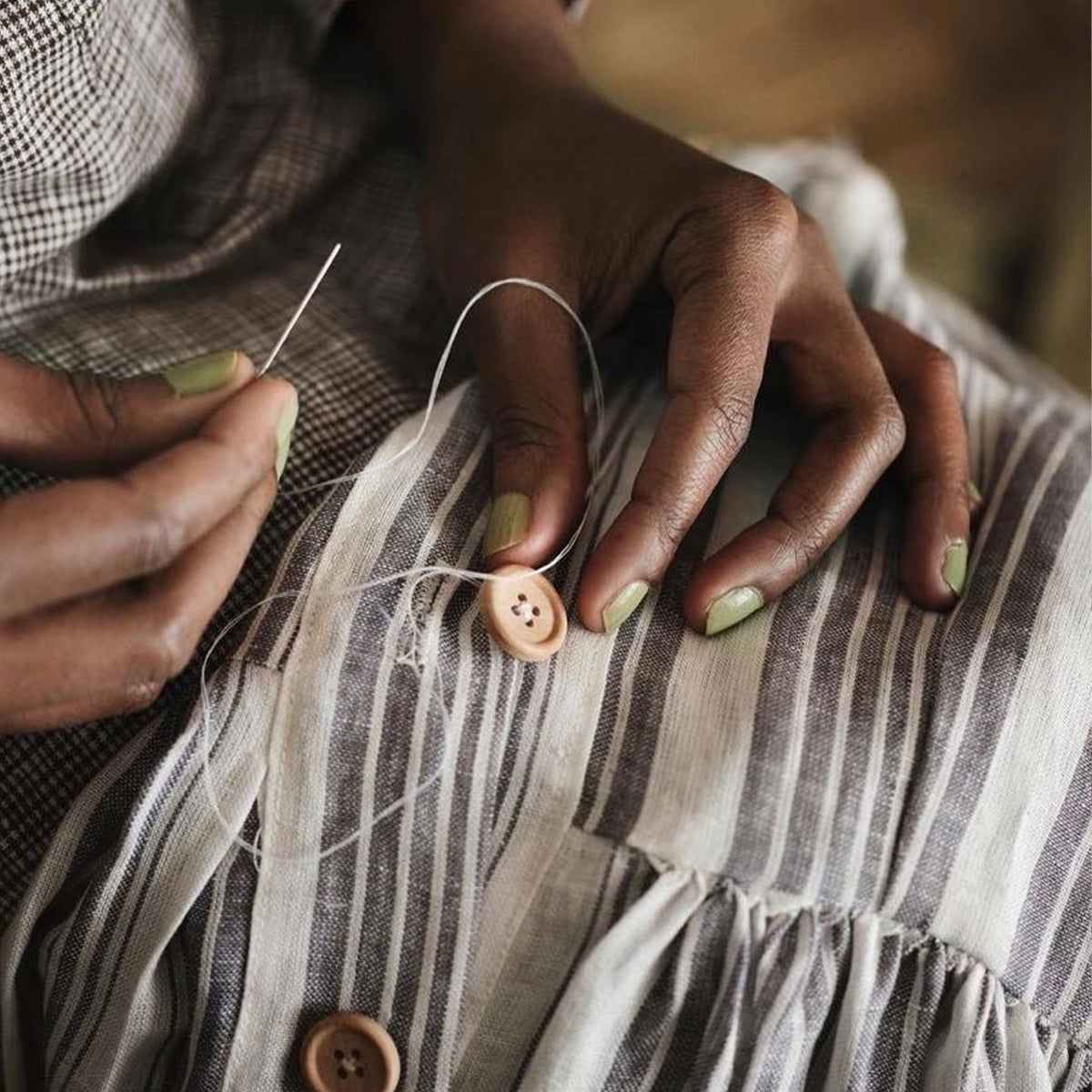 Sewing a Button | True Grace 