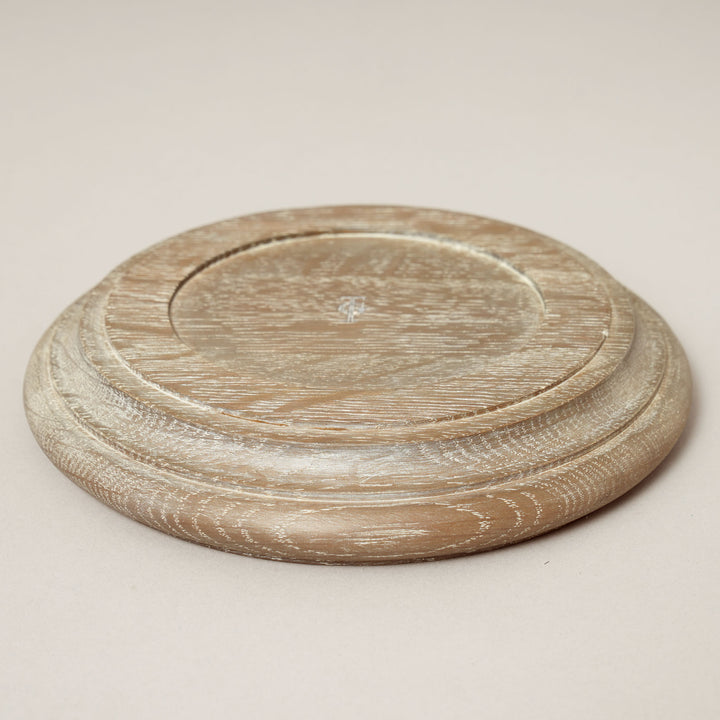 Large Oak Candle Plinth