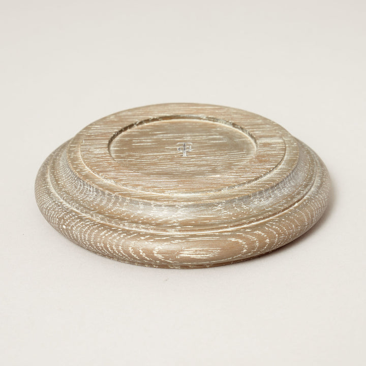 Small Oak Candle Plinth