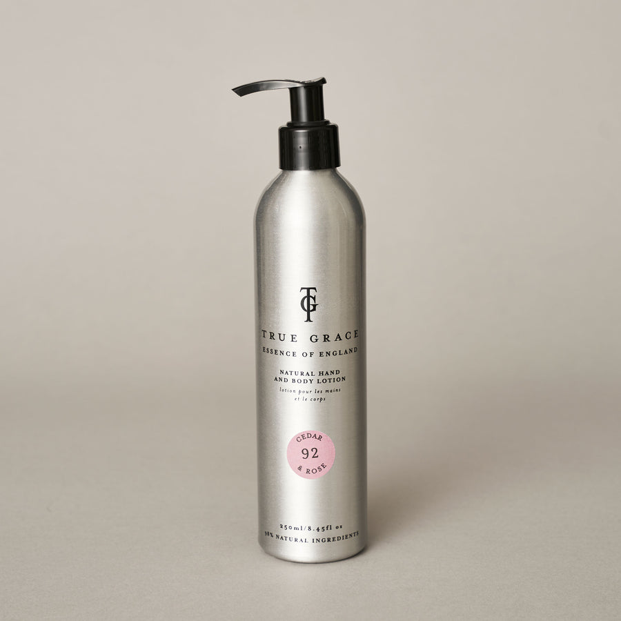 Cedar & Rose Hand & Body Lotion — Manor Collection Collection | True Grace