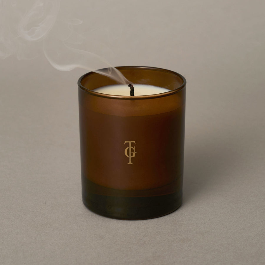 Personalised ~ Engraved Smoked Plum Small Candle — Burlington Collection Collection | True Grace