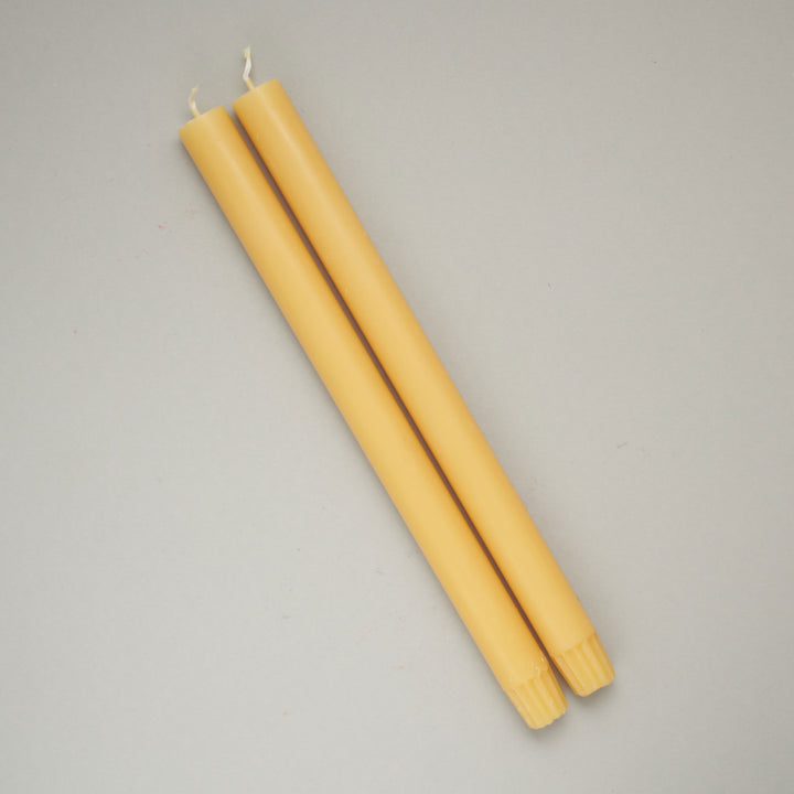 Honey Pair of Dining Candles