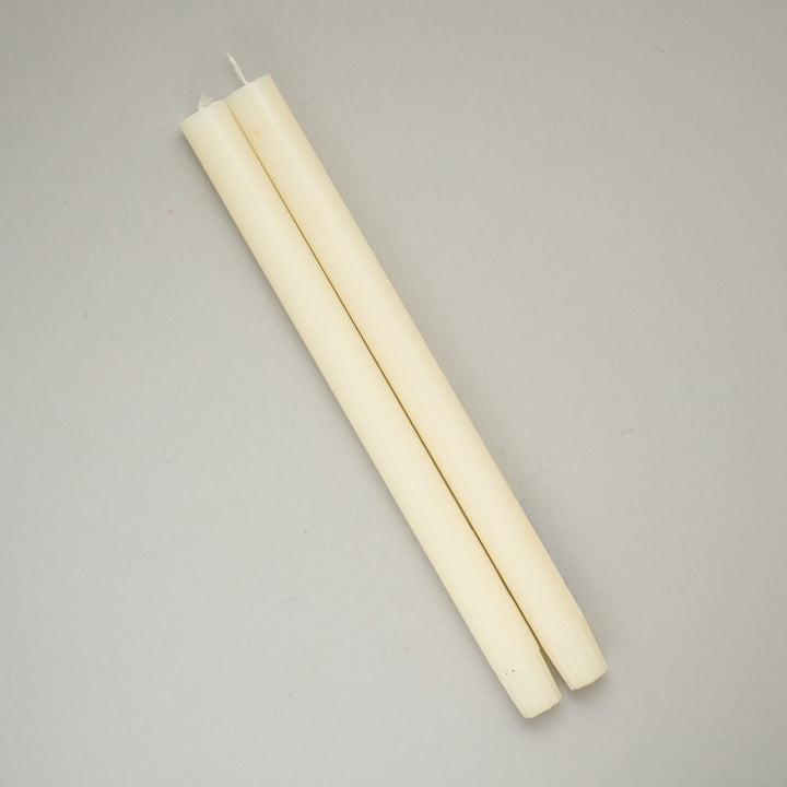 Ivory Pair of Dining Candles
