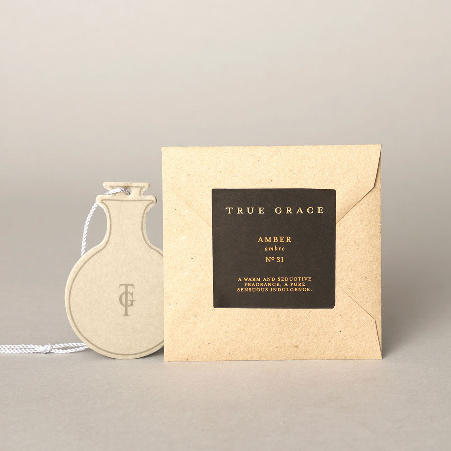 Amber fragrance sample | True Grace