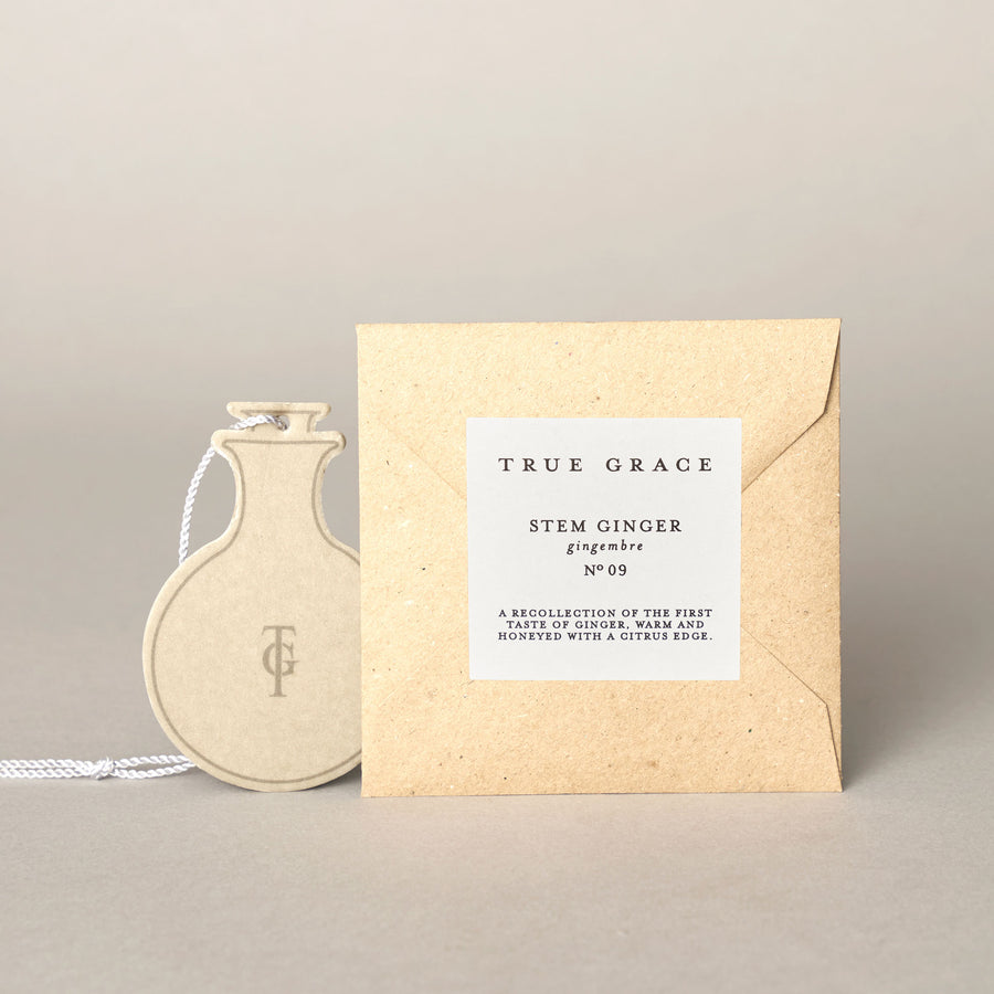 Stem ginger fragrance sample | True Grace