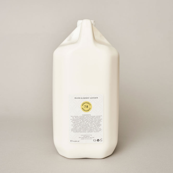 Bergamot 5 Litre Hand & Body Lotion Refill