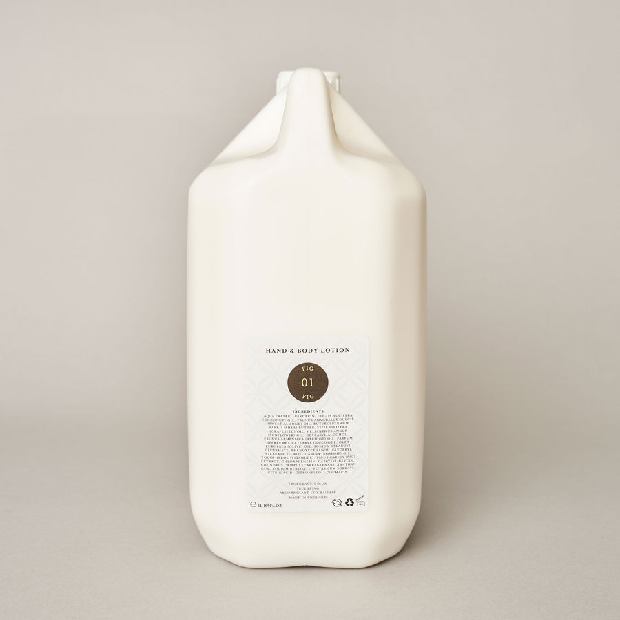 Fig 5 Litre Hand & Body Lotion Refill — Village Collection Collection | True Grace