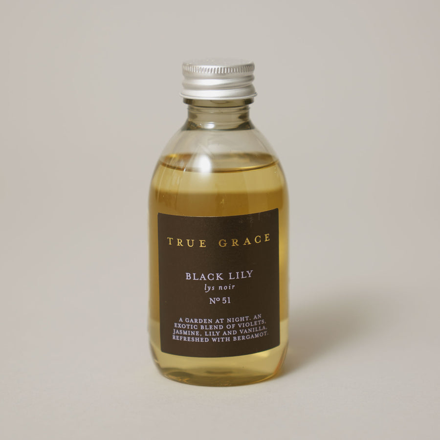 Black lily 200ml room diffuser refill | True Grace