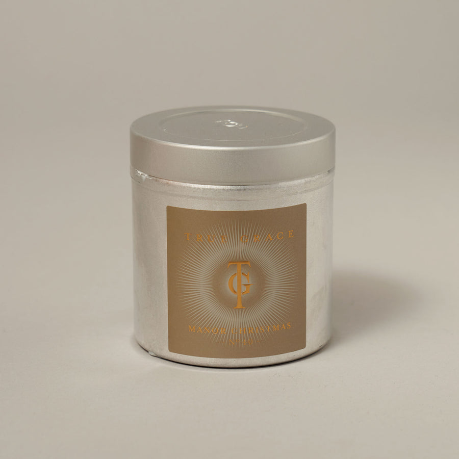 Manor christmas tin candle | True Grace
