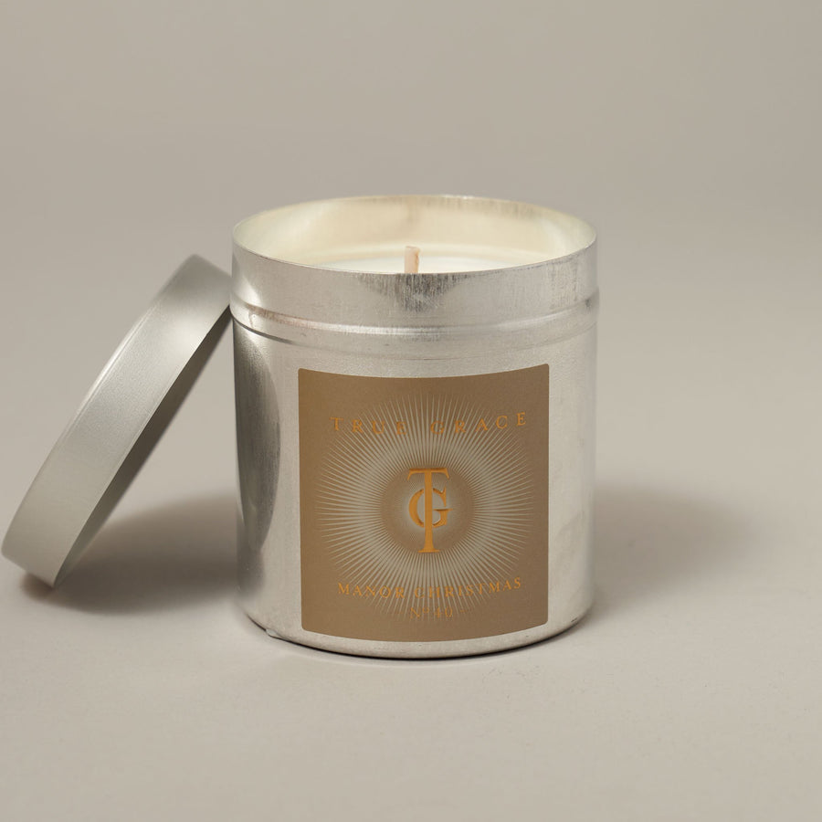 Manor Christmas Tin Candle — Christmas Collection Collection | True Grace