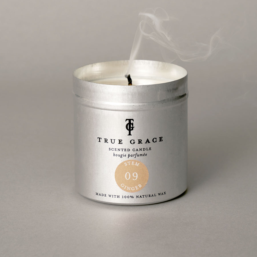 Stem Ginger Tin Candle — Walled Garden Collection Collection | True Grace